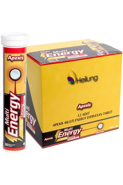 Multi Energy 50 Mg Ginseng Vitamin Complex 20 Efervesan Tablet - 4