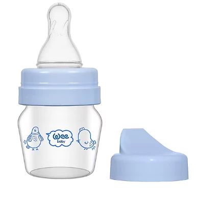 Wee Baby Mini Cam 30 ml Alıştırma Bardağı Seti Mavi