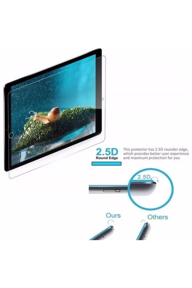 Samsung Galaxy Tab S8 Plus Sm-x800 12.4 Inç Flexible 9h Micro Temperli Nano Kırılmaz Cam - 2