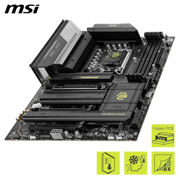 MSI MAG Z890 TOMAHAWK WIFI DDR5 9200(OC) mATX - 3