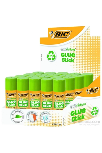 Stick Yapıştırıcı Ecolutions Solventsiz Stick Yapıştırıcı 21 gram (20 ADET)