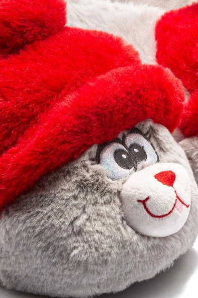 Twigy EE0534 TW GRİSO Kadın Hayvanlı Panduf Gri 36-41 - 4