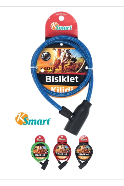 BİSİKLET KİLİDİ İNCE KSMART K-0834