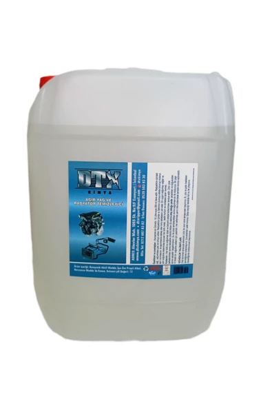 Ağır Yağ Sökücü Radyatör Temizleme Sıvısı 1/5 Konsantre 5 Litre