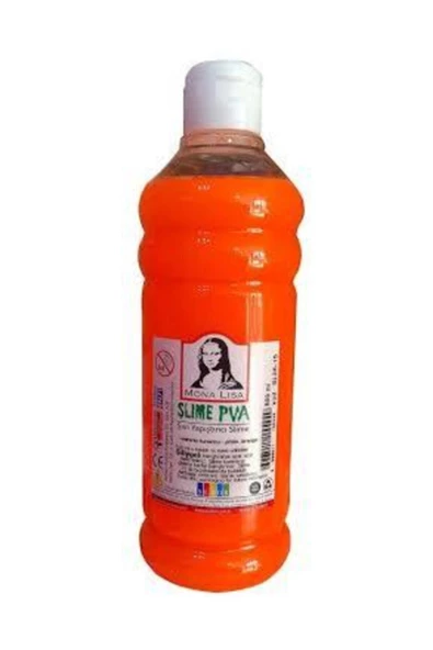 Mona Lisa Slime Slaym Sıvı Yapıştırıcı Fosforlu Turuncu 500 ml