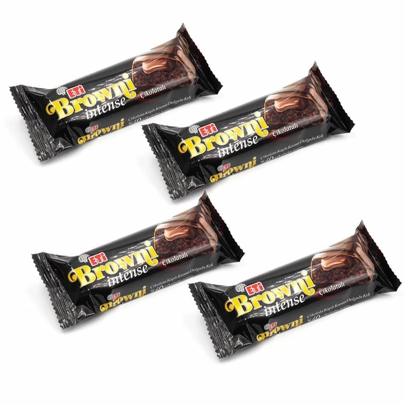 Sevdiklerinize Özel Ahşap Hediye Kutusunda 4 Adet Browni Intense ( İyi ki Doğdun Yazılı ) - 2