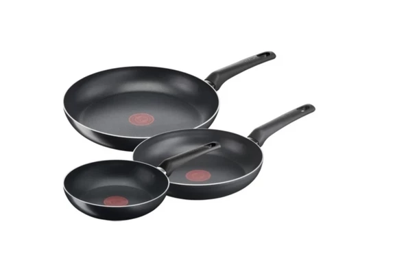 Tefal B55691 Titanyum 1X SimpleCook 3'lü Tava Seti 20/24/28 cm - 2100119732