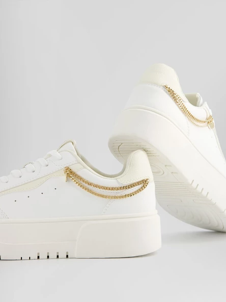 Bershka Zincirli Platform Spor Ayakkabı - 5