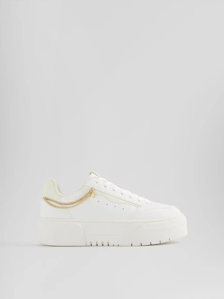 Bershka Zincirli Platform Spor Ayakkabı - 3