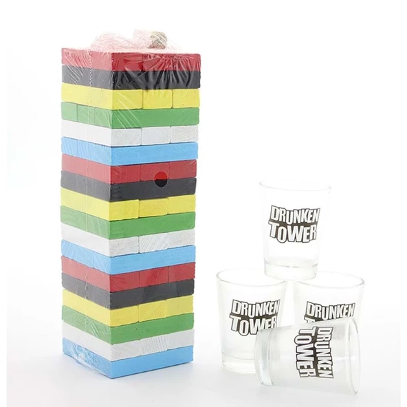 Jenga Shot Bardak Oyunu - 2