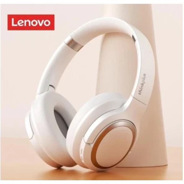 Lenovo Thinkplus TH40 Kablosuz Bluetooth Kulaküstü Kulaklık Beyaz