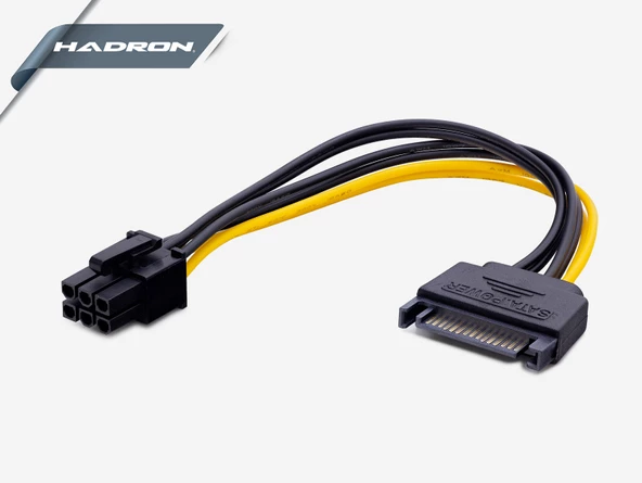 Vga Power Sata 6 Pin Kablo Hadron HD4535