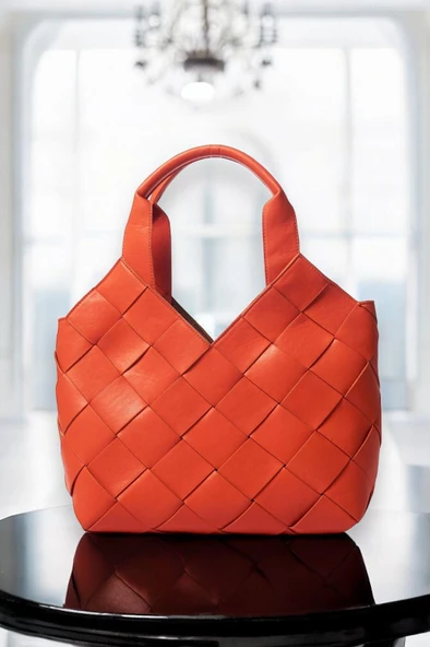 İSOLA El Ve Kol Çantası Olarak Tasarlanmış Suni Deri Bayan Omuz Çantası SL.73634390.2 - Resim 5