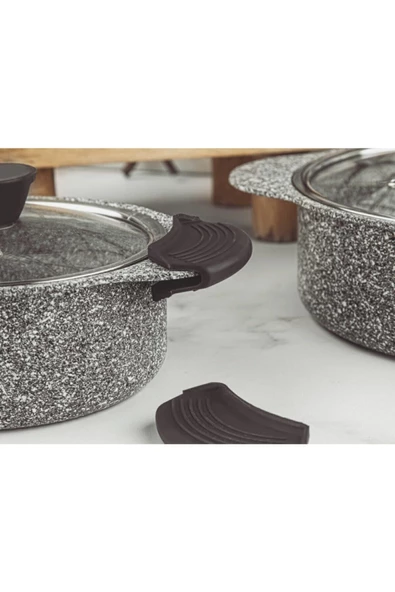 GVG Silikon Tutacak Tutmaç Tencere Tava Tutacağı 9x4 Cm A Kalite 2 Li Set - Resim 2