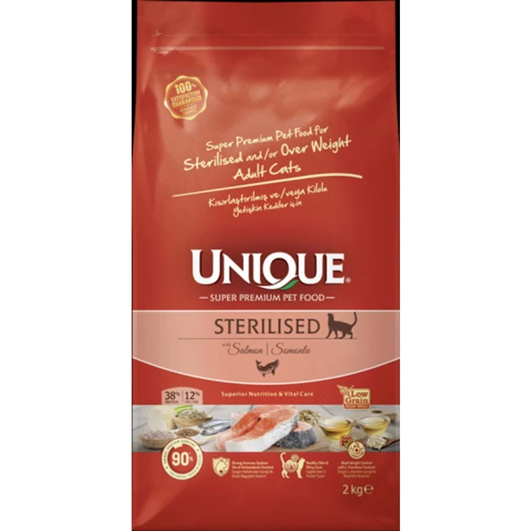 Unique Somonlu Kısırlaştırılımış Yetişkin Kedi 2 Kg