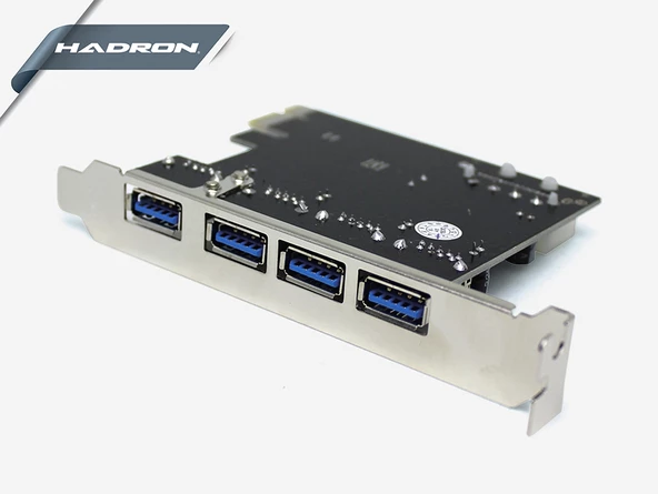 Usb Çoğaltıcı Pcı Experss Kart 4 Port Usb 3.0 Hadron HD2215 HDX5253