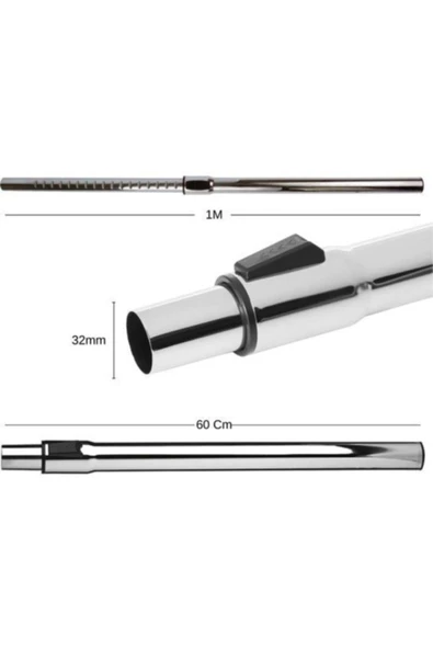 Profilo Prodio Odisso Hortum Emici Başlık Teleskopik Boru 3 Set - Resim 2