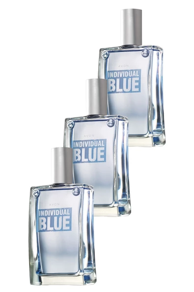 AVON Individual Blue 100 Ml Edt 3lü Eknomik Set