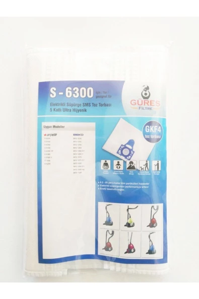 Beko Bks 1260 Ey 1270 1280 Ey Toz Torbası 20 Adet - Resim 2