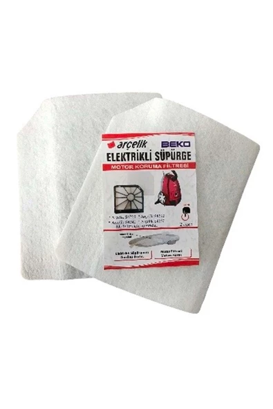 Arçelik 4240 Elektrik Süpürgesi Motor Koruma Filitresi 2 Li Orjinal - Resim 2
