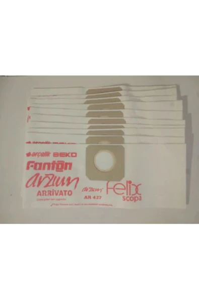 Fantom Kazanlı Toz Torbası Çift Kat (10 Adet) ürün görseli