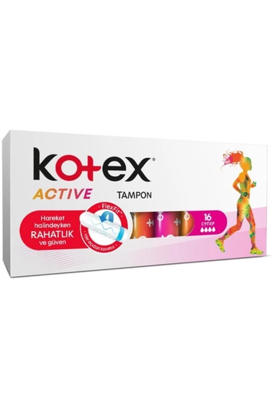 KOTEX Marka: Active Tampon Süper 16 Lı Kategori: Tampon