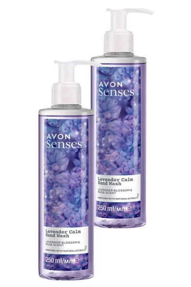 AVON Senses Lavander Calm Lavanta ve Misk Kokulu Sıvı El Sabunu 250 Ml. İkili Set