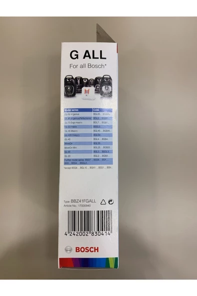 Bosch Type G Süpürge Toz Torbası G Tipi - 4
