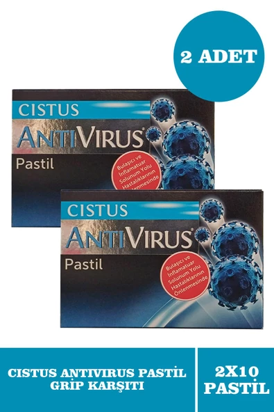 Cistus Antivirus Pastil 10'lu 2 Adet