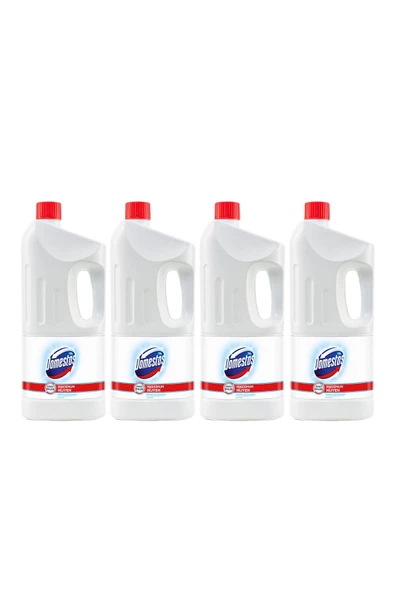 DOMESTOS Çamasır Suyu Kar Beyazı 1850 ml x 4 Adet