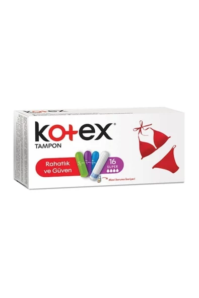 KOTEX Tampon 16 Lı Süper