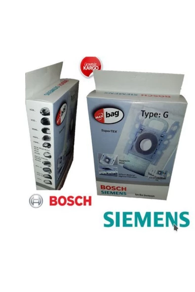 Bosch Siemens Type-g Süpürge Toz Torbası Yurt Içi Kargo Ile Teslimat ürün görseli