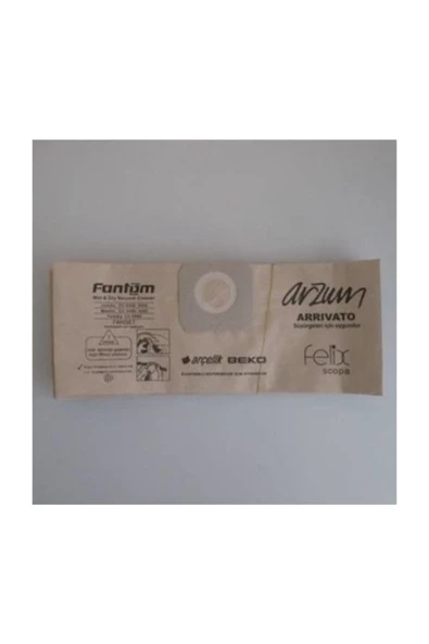 Fantom Promini 80 P Süpürge Kağıt Toz Torbası 20 Adet