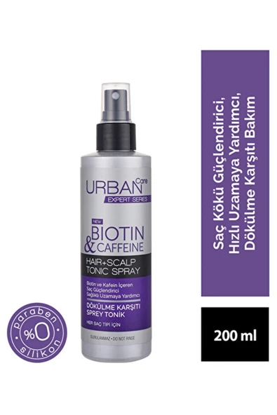 URBAN CARE Marka: Expert Biotin & Caffeine Tonik Sprey 200 Ml Kategori: Saç Boyası