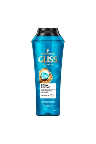 GLİSS Aqua Revive Nemlendirici Şampuan - Hyaluron ve Deniz Yosunu Özü ile 400 ml ( 1 ADET )