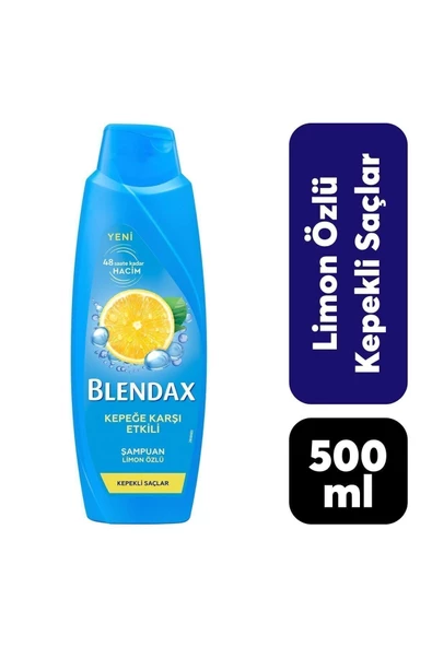 BLENDAX Şampuan 500 ml Kepeğe Karşı Limon Özlü