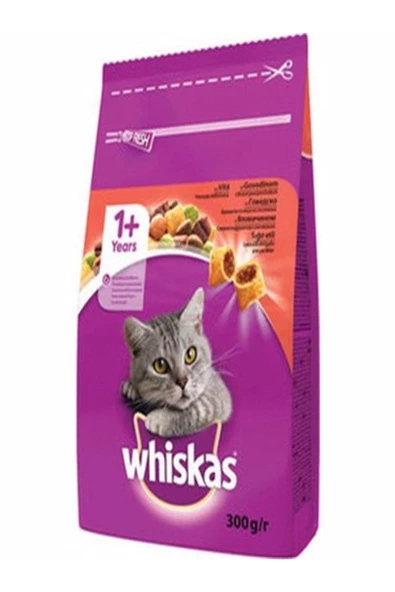 WHİSKAS Sığır Etli Kuru Kedi Maması 300 Gr