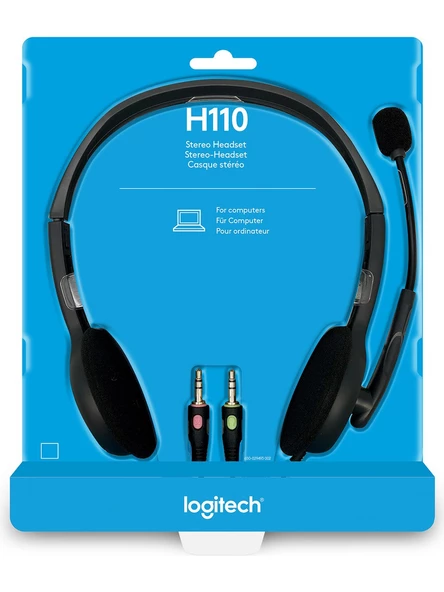 Logitech H110 Mikrofonlu Kulak Üstü Kulaklık - 4
