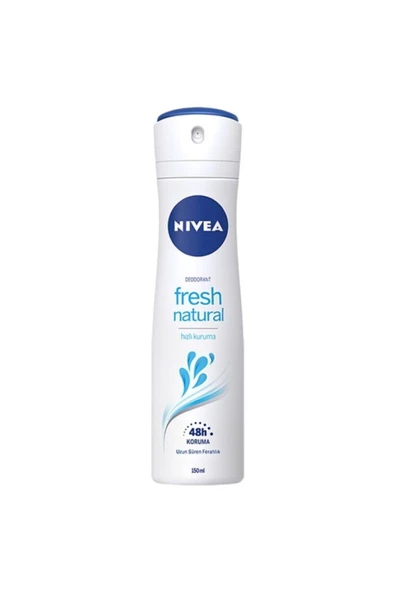 NIVEA Nıvea Fresh Natural Kadın Sprey Deodorant 150 Ml