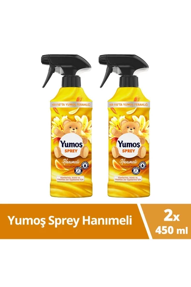 YUMOŞ Sprey Yıkaması Zor Eşyalar Için Hanımeli 450 ml 2 Adet