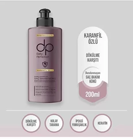 dp Daily Perfection Karanfil Özlü Durulanmayan Saç Bakım Kürü 200 ml