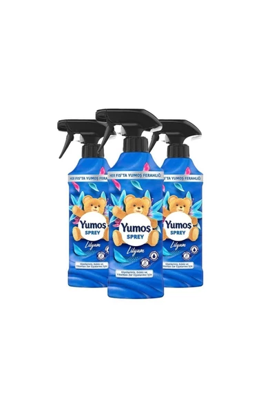 YUMOŞ Sprey Yıkaması Zor Eşyalar Için Lilyum 450 Ml X 3