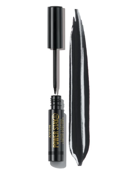 AVON Power Stay Uzun Süre Kalıcı Likit Eyeliner Blackest Black