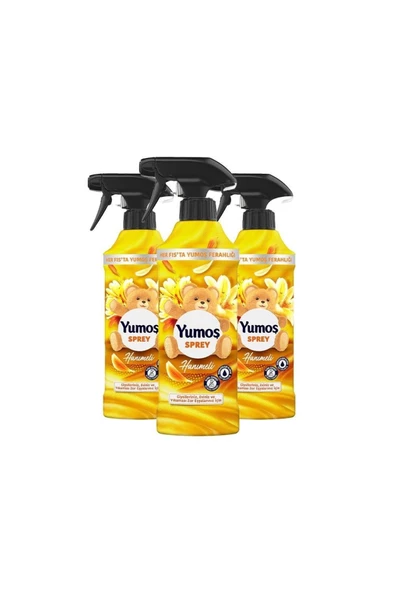 YUMOŞ Sprey Yıkaması Zor Eşyalar Için Hanımeli 450 Ml X 3