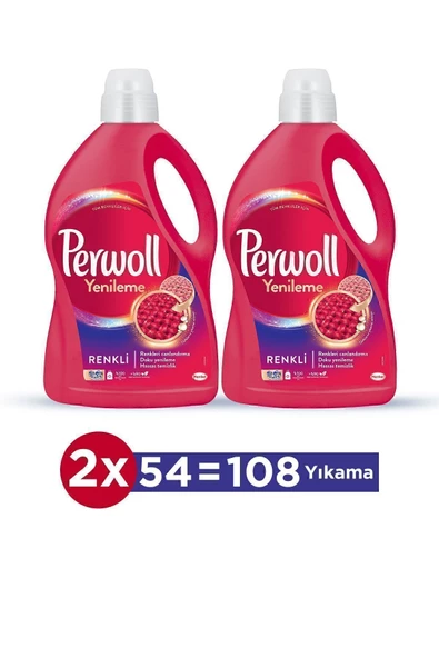 PERWOLL Yenileme Renkli 2.97l 2'li Set (2X2.97L)