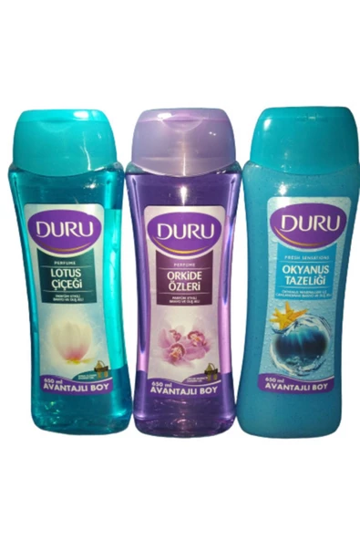 DURU Avantaj Duş Jeli Paketi (3 X 650 Ml)