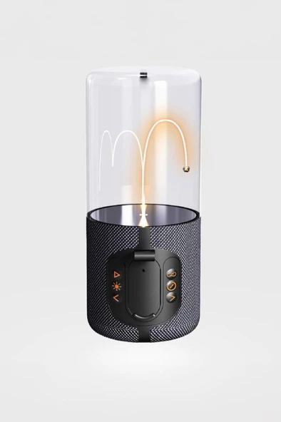 Torima D40 Siyah TWS Manyetik Bükülebilir Işık 5.3 Bluetooth Hoparlör Speaker - 4