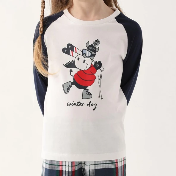 Arnetta AR2600C Kız Çocuk Kışlık Pijama Takım - 3