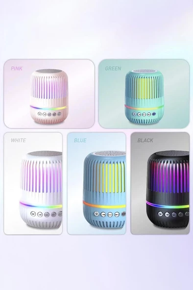 Torima GTS-2150 Mavi Kablosuz Taşınabilir RGB Işıklı Bluetooth Hoparlör Speaker - 3