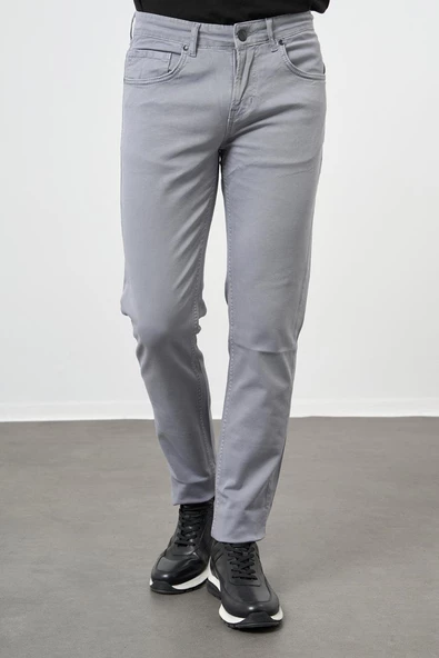 Koyu Mavi Pamuklu 5 Cep Casual Slim Fit 5 Cep Pantolon 1003245319